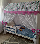 Детская кровать-домик "Киндер" (80х180, 90х200 см) Массив сосны, фото 2