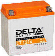 Мотоаккумулятор DELTA AGM СТ 1214 YTX14-BS / YTX14H-BS / YTX16-BS / YB16B-A