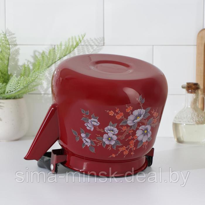Чайник с кнопкой, 3,5 л, цвет вишнёвый - фото 3 - id-p225977115