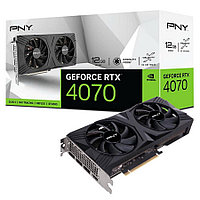 Видеокарта PNY VCG407012DFXPB1 PNY RTX4070 12GB VERTO Dual Fan DLSS 3 GDDR6X 192-bit DPx3 HDMI RTL