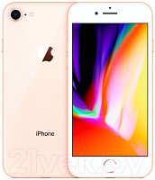 Смартфон Apple iPhone 8 128GB / 2BMX182 восстановленный Breezy Грейд B (золото)