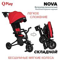 Детский складной трехколесный велосипед QPlay NOVA Красно-черный S700