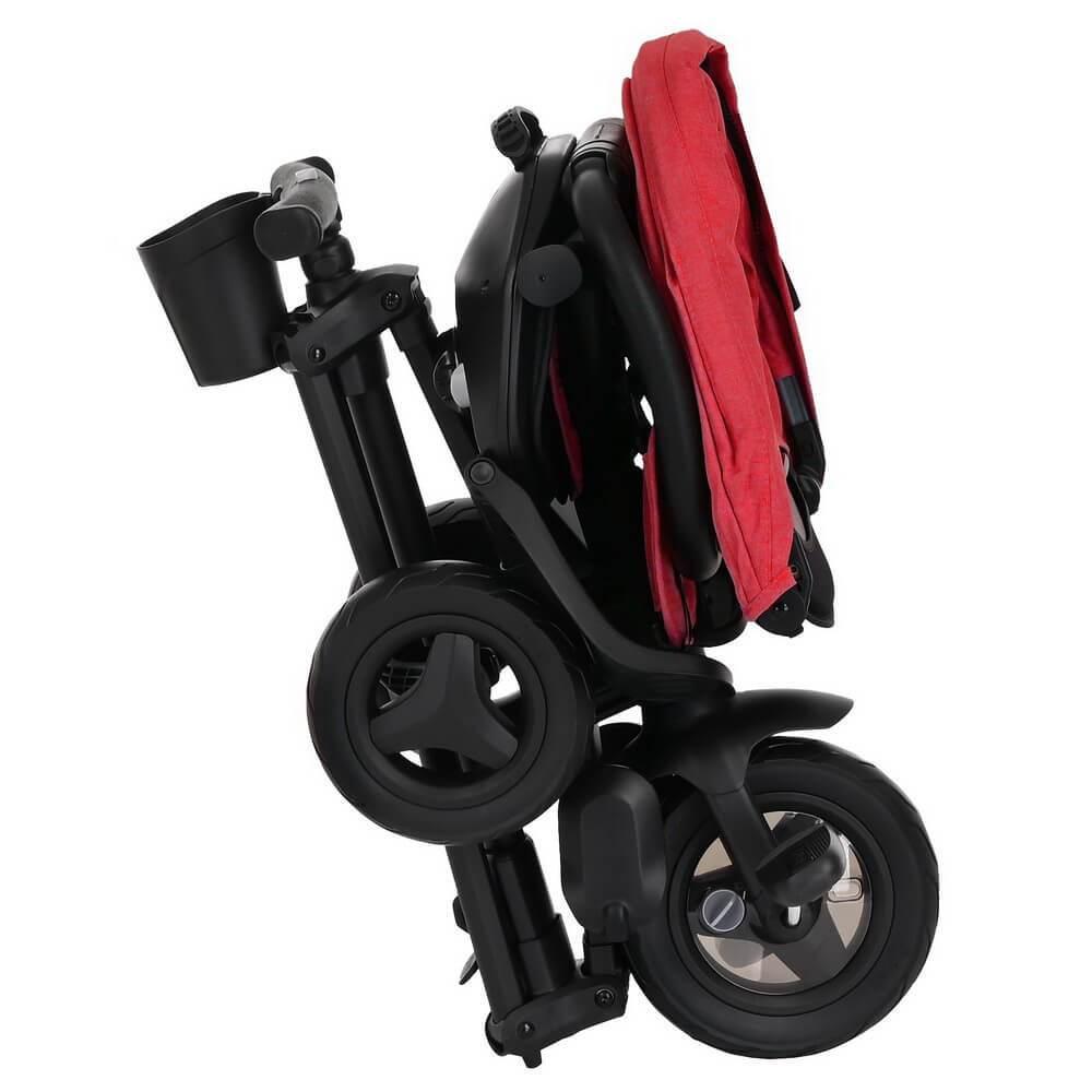 Детский складной трехколесный велосипед QPlay NOVA Красно-черный S700 - фото 10 - id-p225978574