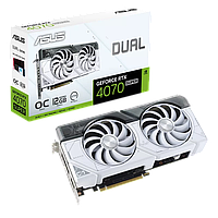 Видеокарта Asus RTX 4070 Super Dual White OC Edition (DUAL-RTX4070S-O12G-WHITE)