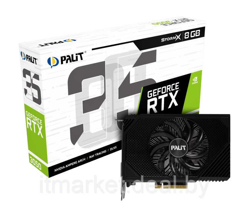Видеокарта Palit RTX 3050 StormX 8GB (NE63050018P1-1070F-V1) - фото 1 - id-p225978632