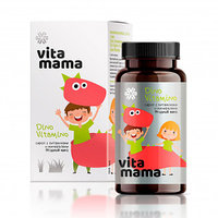 БАД Сироп с витаминами и минералами Dino Vitamino Vitamama, 150 мл (ягодный микс) - Vitamama