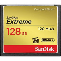 Карта памяти SanDisk Extreme CF 128Gb 800X 120MB/s (R) 85MB/s (W)