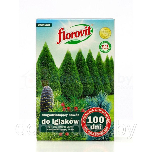 Удобрение Florovit для хвойных длительного действия 100 дней, 1кг Florovit для хвойных - фото 1 - id-p213915581