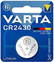 Батарейка Varta ELECTRONICS CR2430 BL1 Lithium 3V (6430) (1/10/100)