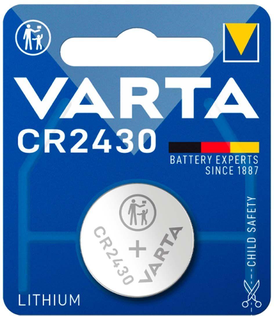 Батарейка Varta ELECTRONICS CR2430 BL1 Lithium 3V (6430) (1/10/100) - фото 1 - id-p225979155