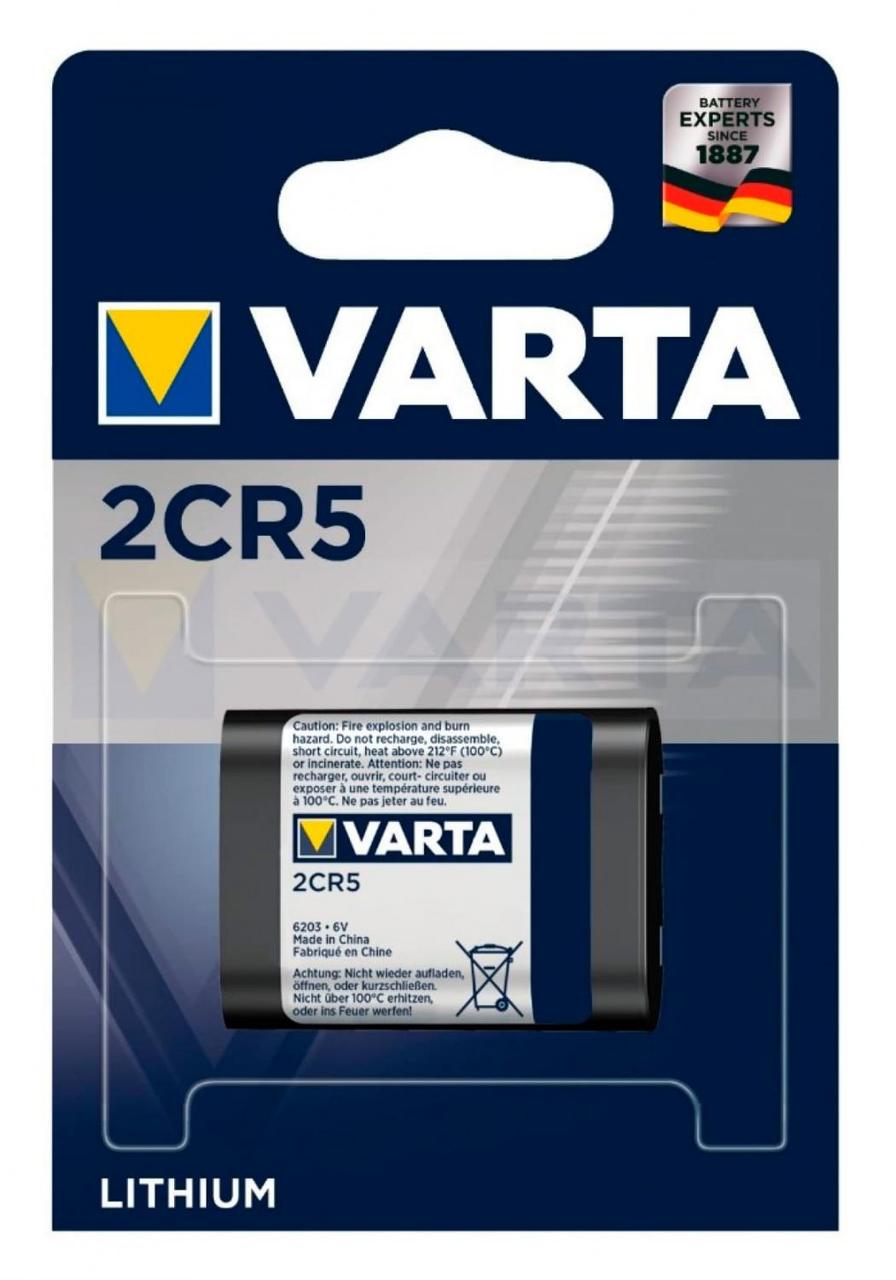 Элемент питания VARTA 2CR5 6203 (Li 6V) 06203301401 - фото 1 - id-p225983421