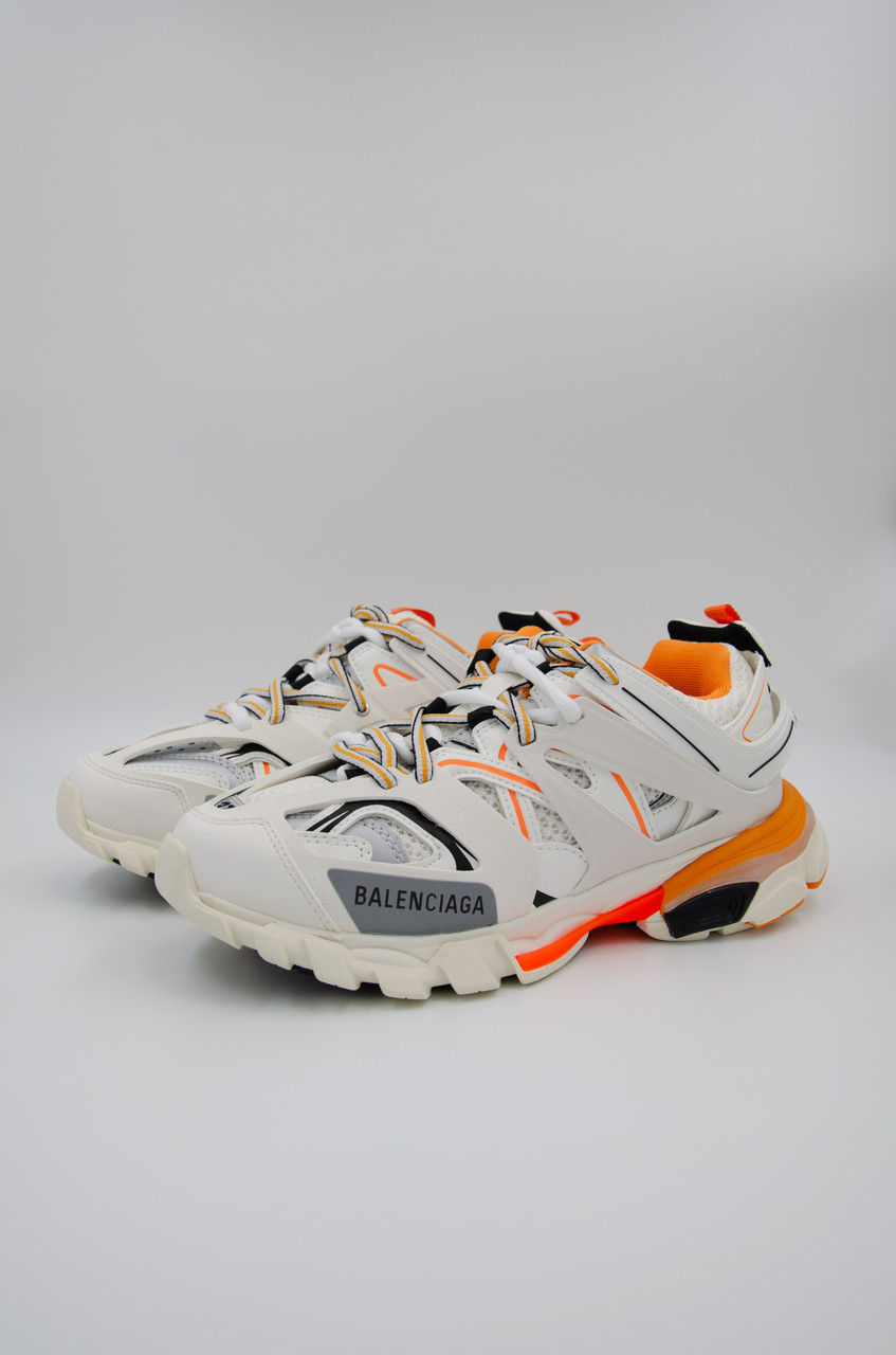 Кроссовки женские Balenciaga Track White-Orange 39