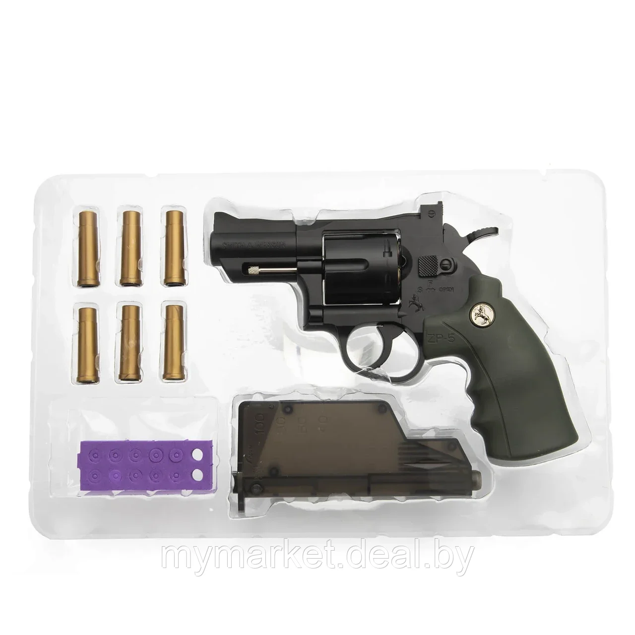 Детский пневматический револьвер Smith & Wesson - фото 4 - id-p225989116
