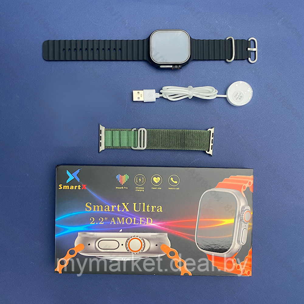 Смарт часы умные Smart Watch SmartX Ultra 49 mm (AMOLED) - фото 5 - id-p225989124