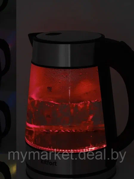 Чайник Kitfort KT-6105, с подсветкой - фото 4 - id-p225989528