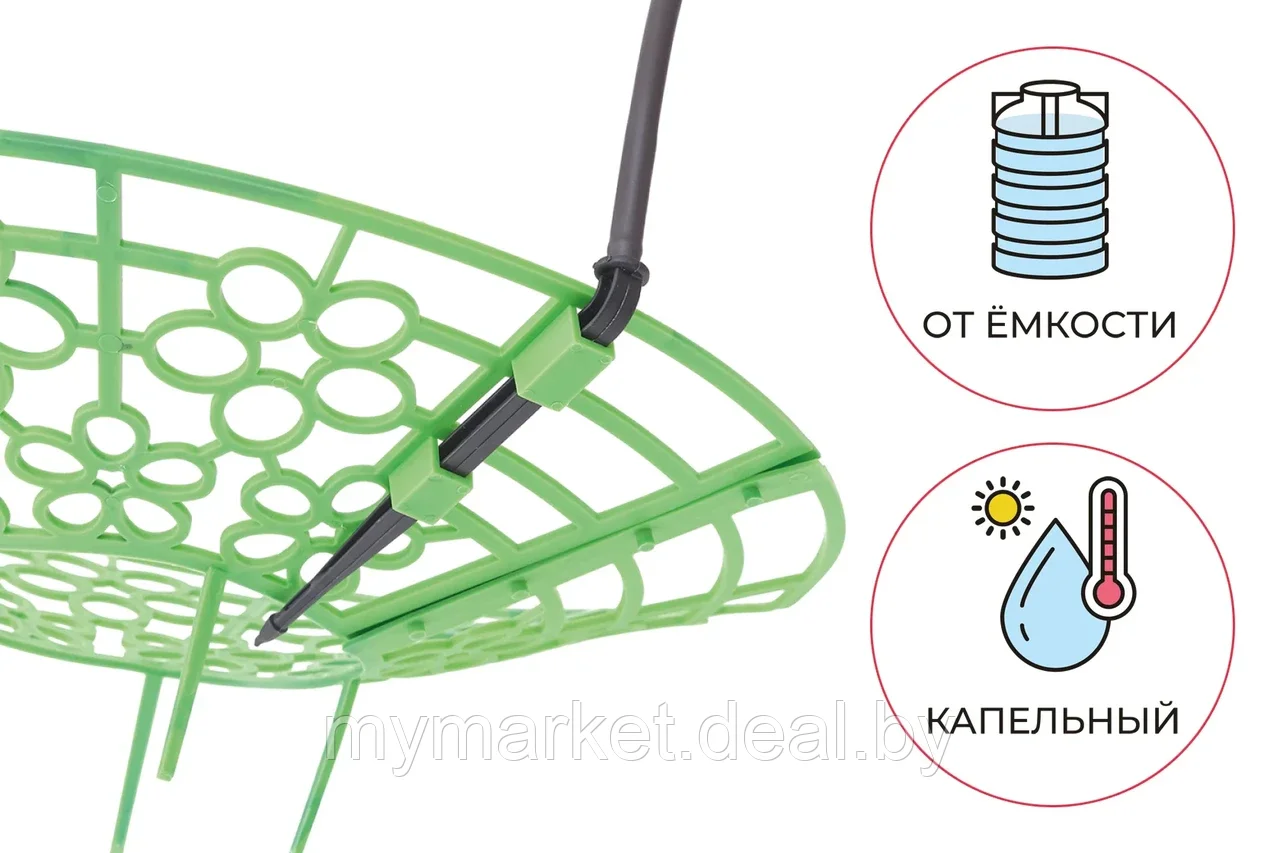 Капельный полив Жук от емкости для клубники 40 растений - фото 5 - id-p225989212