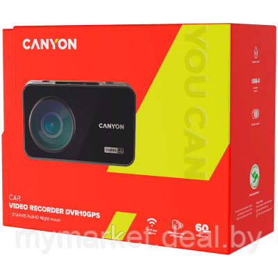 Видеорегистратор-GPS информатор (2в1) Canyon CND-DVR10GPS - фото 6 - id-p225989295