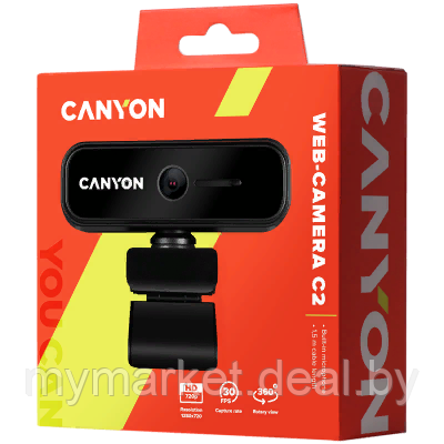 Вебкамера Canyon HD 720p C2 (CNE-HWC2) - фото 3 - id-p225989311