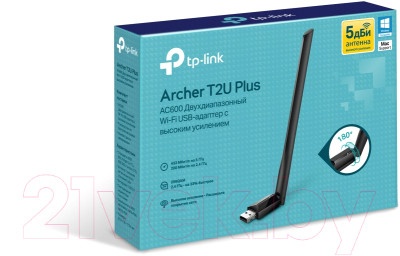 Wi-Fi-адаптер TP-Link Archer T2U Plus - фото 8 - id-p225986836