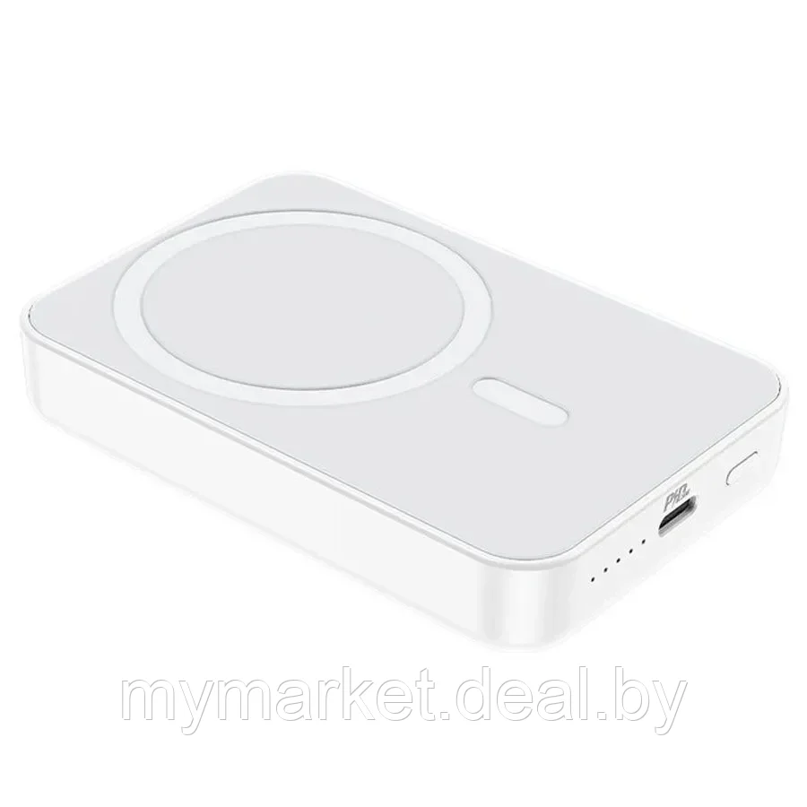 Повербанк Power Bank 5000 mah магнитный MagSafe HOCO J109 - фото 2 - id-p225989498