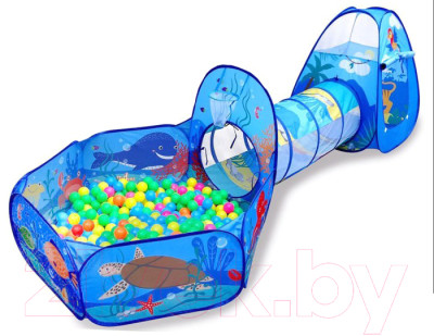 Детская игровая палатка Pituso Океан конус + туннель + сухой бассейн / J1088 (100 шаров) - фото 1 - id-p225914786