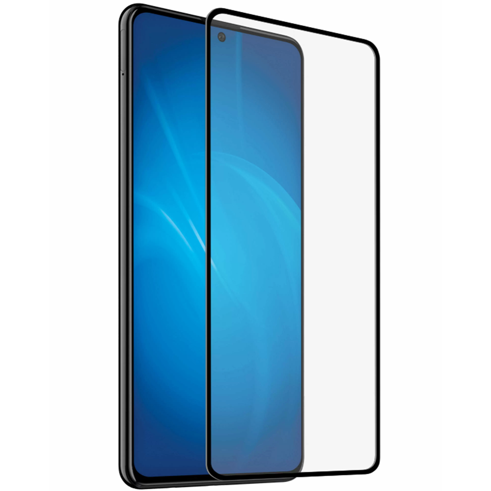 Защитное стекло для Huawei Honor 10X Lite с полной проклейкой (Full Screen), черное - фото 1 - id-p226000005