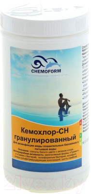 Средство для бассейна дезинфицирующее Chemoform Кемохлор СН гранулированное - фото 1 - id-p226000505