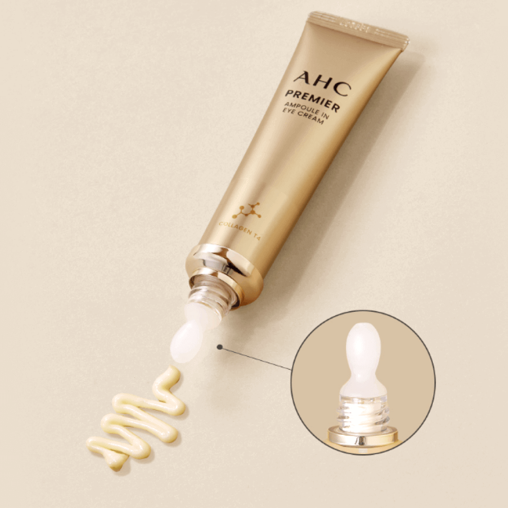Ампульный крем для век с коллагеном AHC Premier Ampoule In Eye Cream Collagen T4, 40мл - фото 4 - id-p226005462