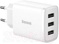 Адаптер питания сетевой Baseus Compact Charger 3U 17W EU / CCXJ020102