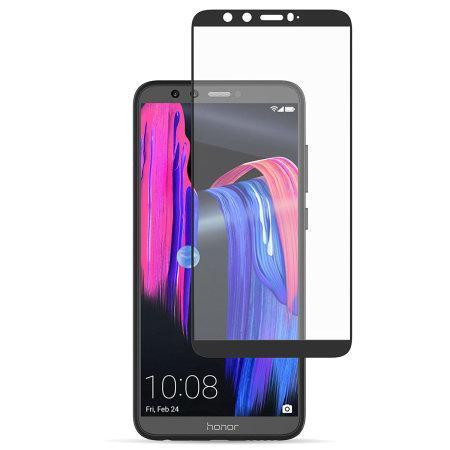 Защитное стекло для Huawei Honor 9 с полной проклейкой (Full Screen), черное - фото 1 - id-p226008770