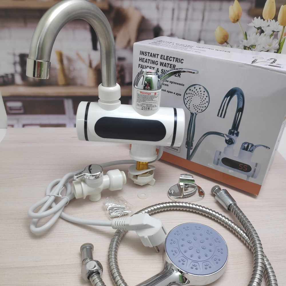 Водонагреватель-душ Instant Electric Heating Water Faucet & Show - фото 2 - id-p226008843