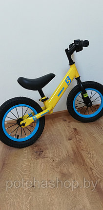 Беговел Super Baby bike S-04 желтый, фото 2