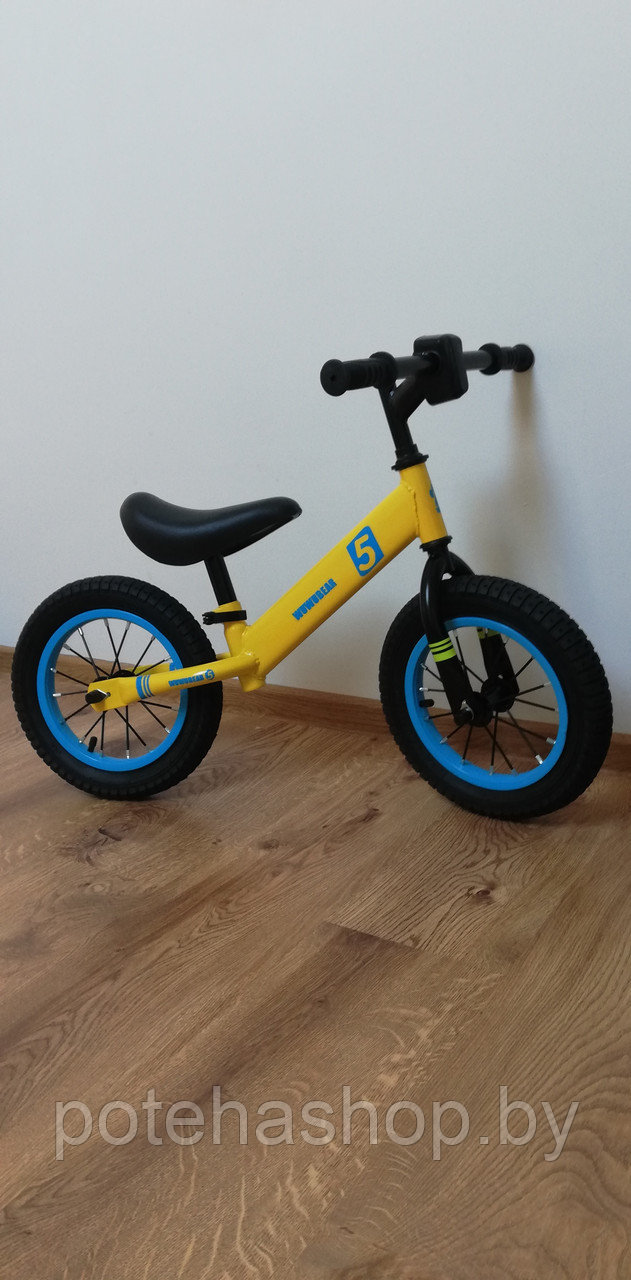 Беговел Super Baby bike S-04 желтый - фото 3 - id-p208027265