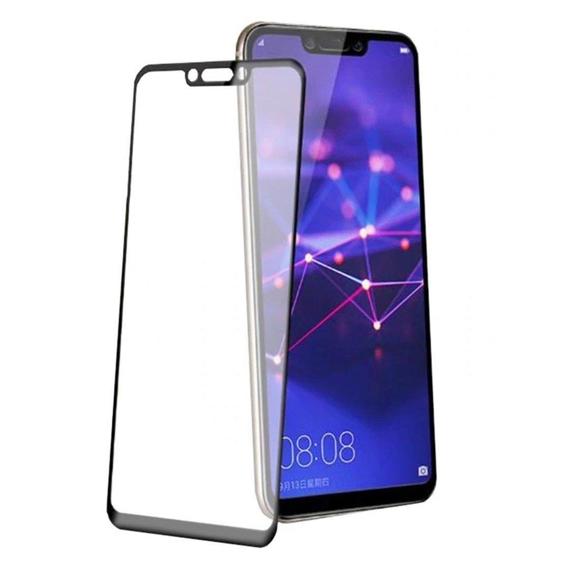 Защитное стекло для Huawei Mate 20 Lite с полной проклейкой (Full Screen), черное - фото 1 - id-p226008873