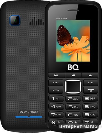 Мобильный телефон BQ-Mobile BQ-1846 One Power (черный/синий) - фото 1 - id-p226009034