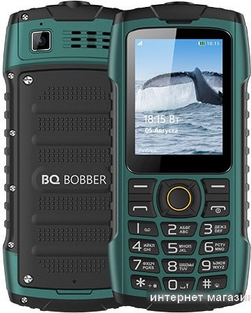 Мобильный телефон BQ-Mobile BQ-2439 Bobber (зеленый) - фото 1 - id-p226009036