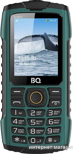 Мобильный телефон BQ-Mobile BQ-2439 Bobber (зеленый) - фото 2 - id-p226009036