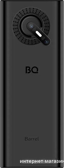 Кнопочный телефон BQ-Mobile BQ-1858 Barrel (черный/золотистый) - фото 4 - id-p226009046