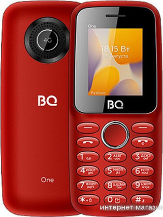 Кнопочный телефон BQ-Mobile BQ-1800L One (красный), фото 2