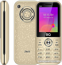 Кнопочный телефон BQ-Mobile BQ-2457 Jazz (золотистый), фото 2