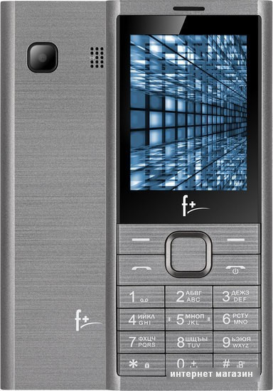 Мобильный телефон F+ B280 (темно-серый) - фото 1 - id-p226009081
