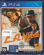 Игра L.A.Noire для Sony Playstation 4 PS4 Русские субтитры