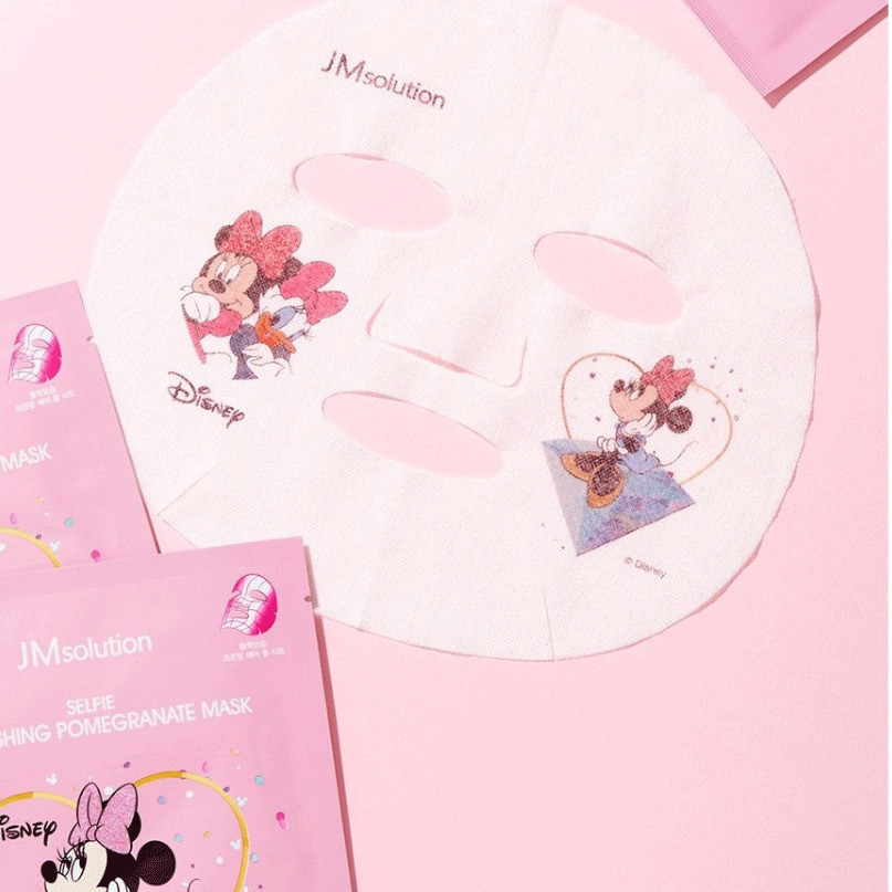 Тканевая маска с гранатом JMsolution Disney Collection Selfie Nourishing Pomegranate Mask 30мл - фото 2 - id-p226009155