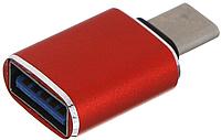 GCR Переходник USB Type C на USB 3.0, M/AF, красный, GCR-52298 Greenconnect. GCR Переходник USB Type C на USB