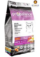 Сухой корм для кошек Probalance Cat Adult Gourmet Diet Beef & Lamb (говядина, ягненок) 1.8 кг