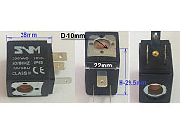 Катушка клапана для кофемашины VE99056 (соленоид 230-10VA, VE412B)