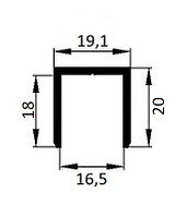 Профиль стойки П-1601/А 6,0