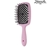 Расческа массажная Janeke Superbrush Pink Розовая с черным