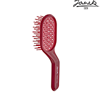 Расческа Janeke Bag Vented hairbrush, 16 × 6 × 3 см. Красный