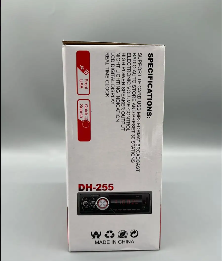 Автомагнитола Pro.Pioneer DH-255 (Bluetooth, USB, micro, AUX, FM, пульт) - фото 2 - id-p226012266